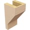 Ekena Millwork 4"W x 4"D x 8"H Wide Clemmons Rough Cedar Woodgrain TimberThane Corbel, Primed Tan CORUR04X04X08CLERCPR - alternate 5